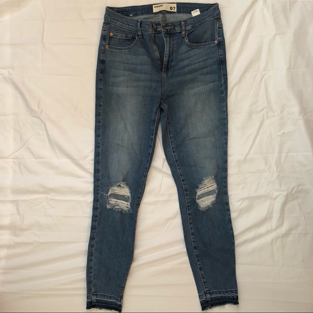 Distressed Skinny Jeans